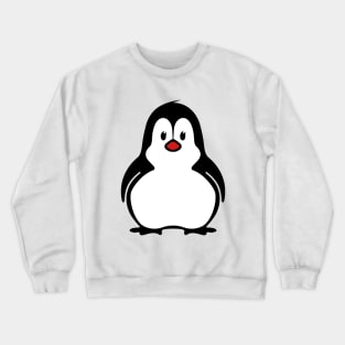 Peggy the Penguin Cartoon Emoticon Crewneck Sweatshirt